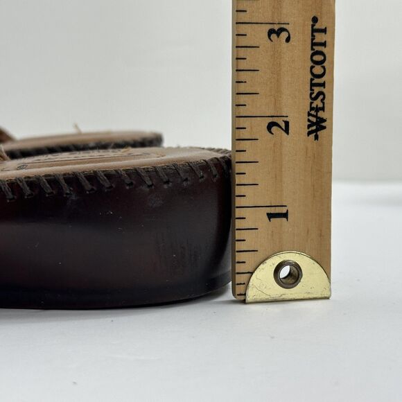 Dr. Scholl's Shoes Womens 7.5 Brown San Remo Leather Slide Sandals Wedge - Picture 12 of 12